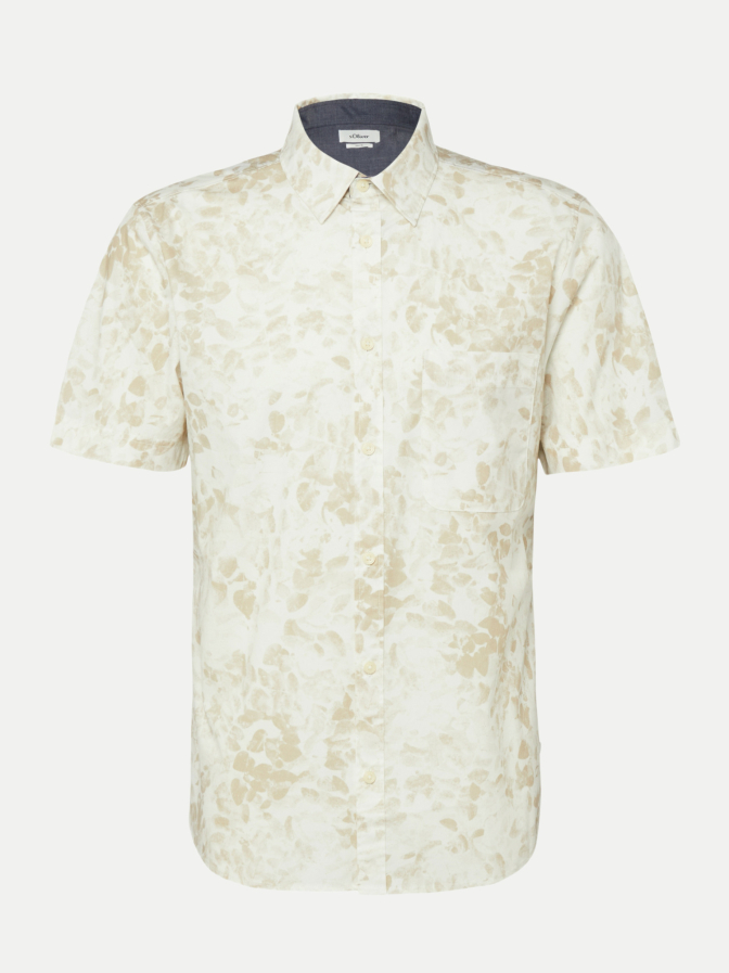 s.Oliver RED LABEL Kurzarm-Hemd mit All-over-Print bei Robert Ley