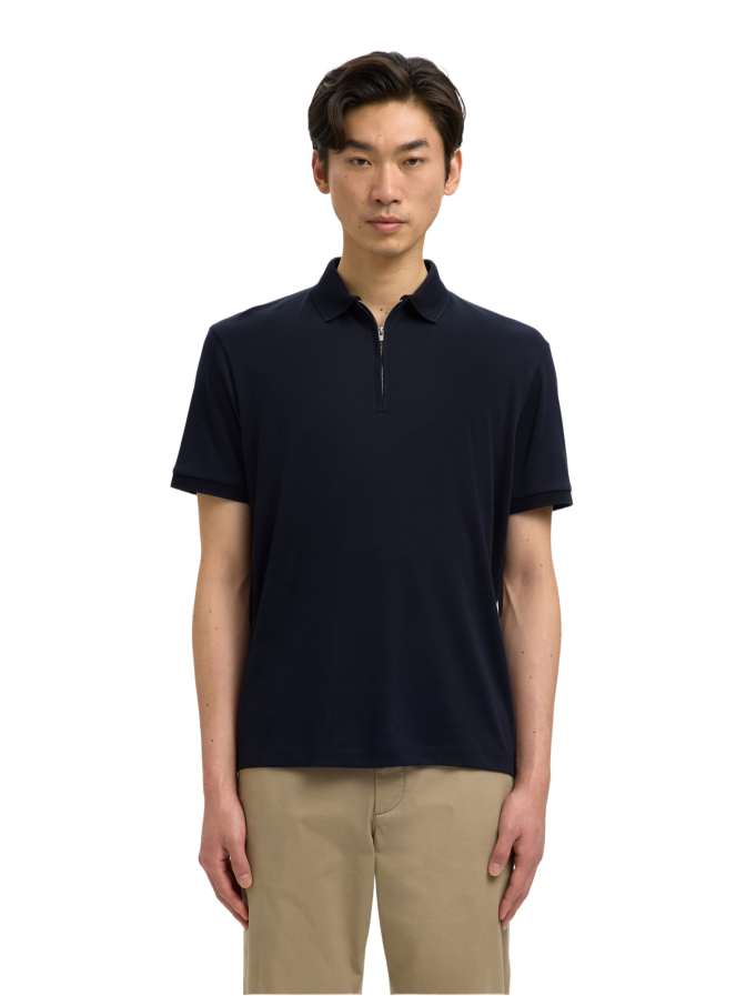 SELECTED HOMME Polohemd mit Reißverschluss bei Robert Ley