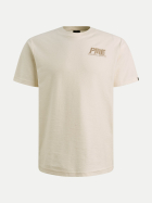 PME Legend T-Shirt mit Logo 7001-Egret bei Robert Ley