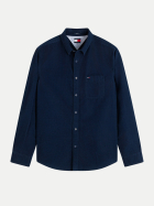 Tommy Jeans Cordhemd mit Button-down-Kragen C1G-BLUE bei Robert Ley