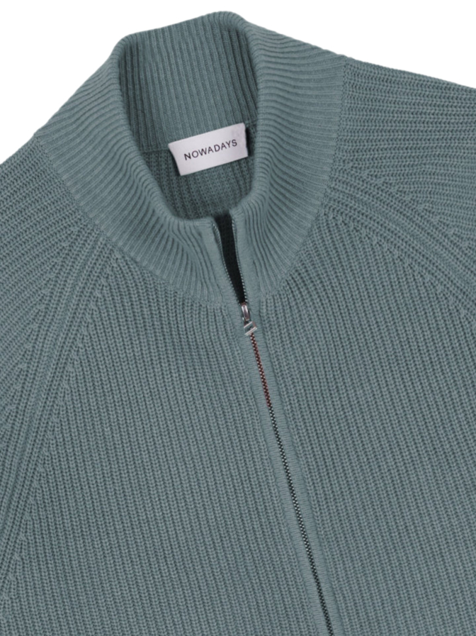 Nowadays Halbcardigan-Struktur Zipper bei Robert Ley