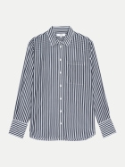 FRAME Oversized Pocket-Shirt namu navy multi-namu navy multi bei Robert Ley