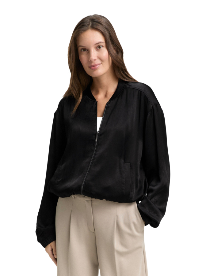 Tom Tailor Casual Oversized Bomberjacke Satin bei Robert Ley