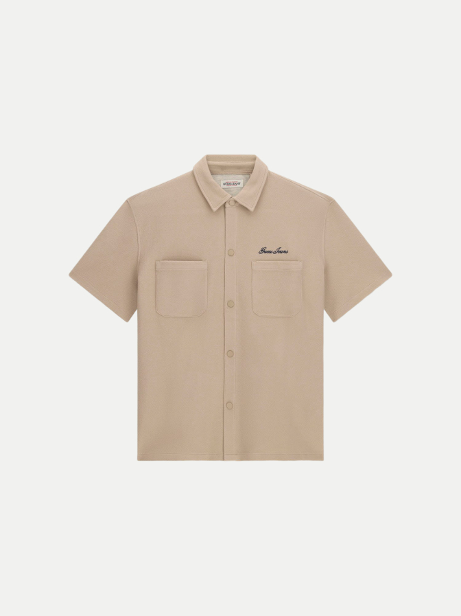 Guess Regular-Fit Pique Overshirt bei Robert Ley