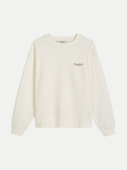 Marc O'Polo DENIM Sweatshirt mit Logoprint 1183-Silky White bei Robert Ley
