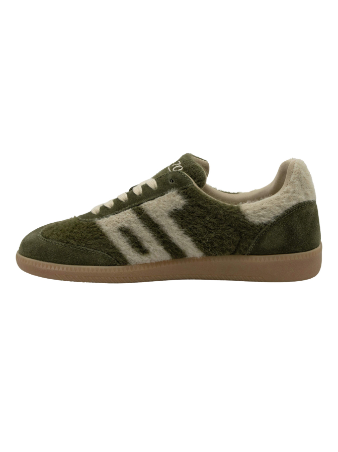 Back 70 Sneaker Mohair Forest Beige bei Robert Ley