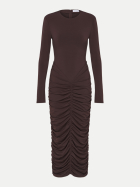 LeGer Studio by Lena Gercke Kleid Johanna mit Raffung dunkelbraun bei Robert Ley