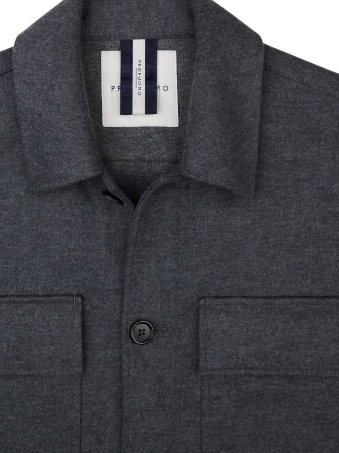 PROFUOMO Knitted Overshirt bei Robert Ley