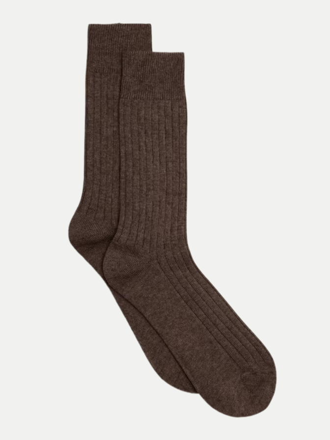 NN.07 Socken mit Rippe bei Robert Ley