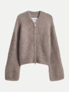 someday Strickjacke Tanzina 20049-taupewood melange light bei Robert Ley