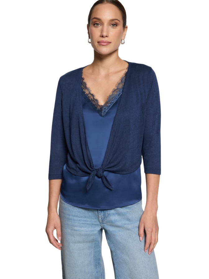 Zero Bolero mit 3/4 Arm zum Binden bei Robert Ley