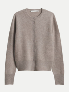 someday Kaschmir-Strickjacke Telora 20049-taupewood melange light bei Robert Ley