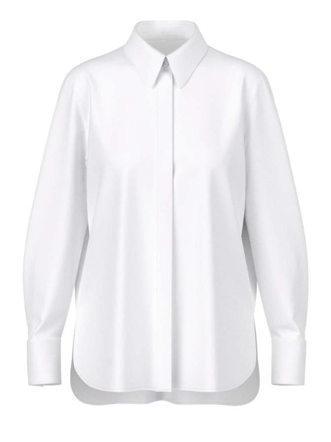 Marc Cain Bluse mit verdeckter Knopfleiste bei Robert Ley