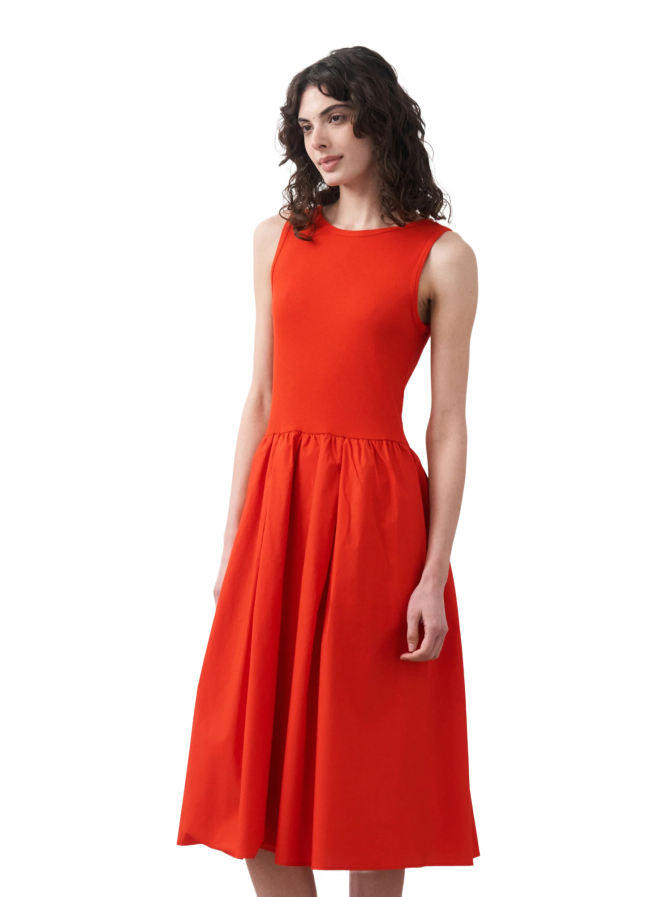 Gant Midi-Kleid mit Stoffmix bei Robert Ley