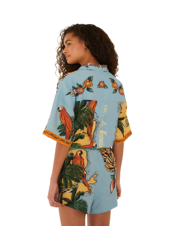 Farm Rio Bluse mit mehrfarbigem Print bei Robert Ley