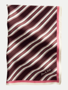 Marc O'Polo Satin-Tuch mit lässigem Print 7697-Dark Pink_Multi_01 bei Robert Ley