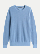 Tommy Hilfiger Pullover aus Strukturstrick C2B-BLUE bei Robert Ley