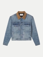 FRAME Vintage Jeansjacke blbe-blue beach rips bei Robert Ley