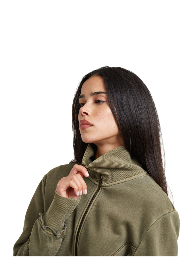 G-STAR RAW Sweatshirtjacke im Overdyed-Look bei Robert Ley