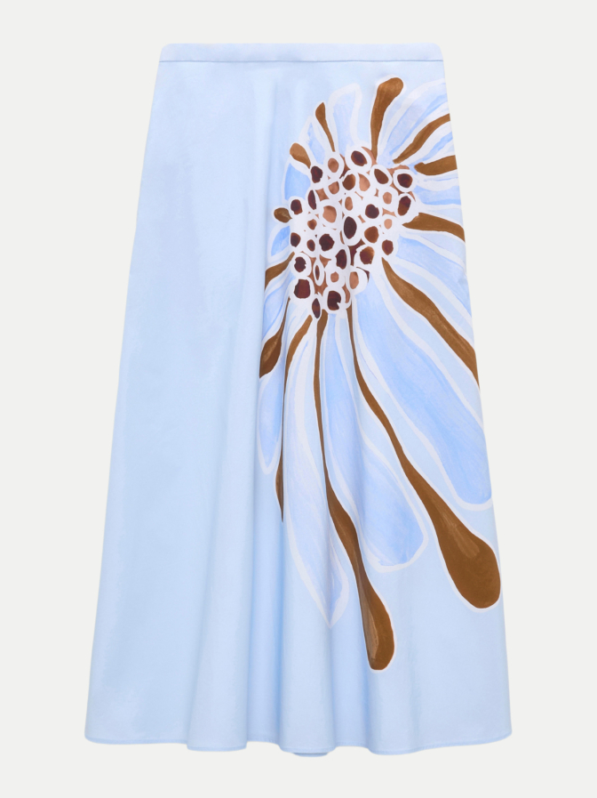 Dorothee Schumacher Midi-Rock floralem Signature Print bei Robert Ley