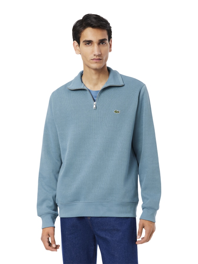 LACOSTE Sweatshirt mit Troyer-Kragen bei Robert Ley