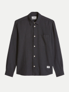 Marc O'Polo DENIM Hemd aus Twill 0095-Black_Multi_03 bei Robert Ley