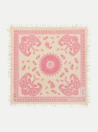 Purschoen Bandana Maxi-Tuch 92 × 92 cm 8162 paisley bloom  big white-pink bei Robert Ley