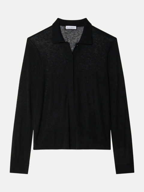 White + Warren Strickhemd bei Robert Ley