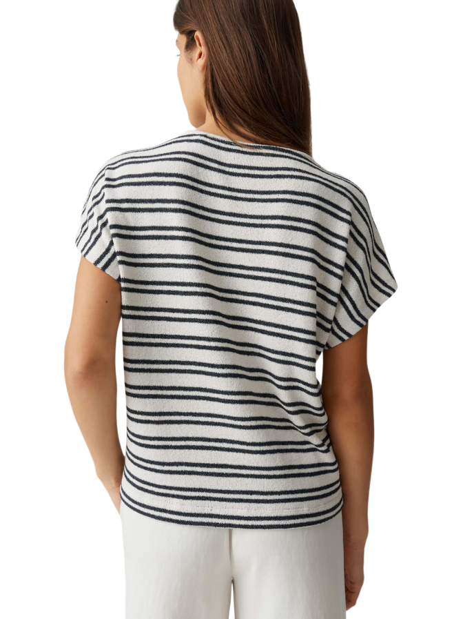 Opus Gestreiftes Jerseyshirt Sostal in Strickoptik bei Robert Ley