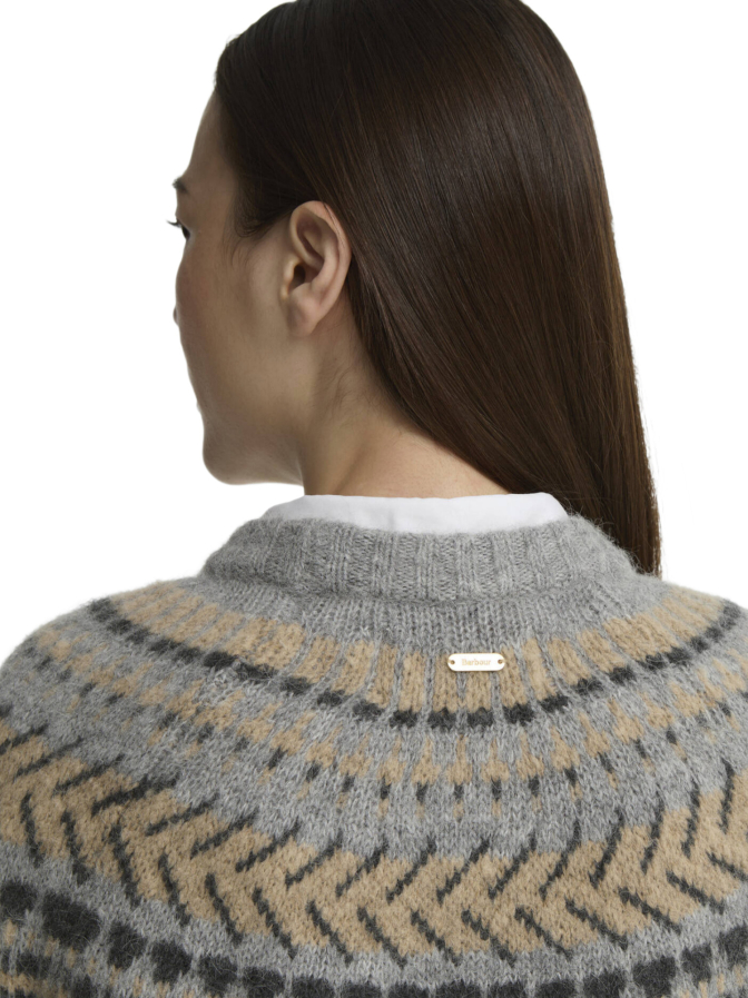 Barbour Oversized Wollpullover mit Fair-Isle-Muster bei Robert Ley