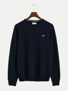 Gant Superfine Rundhalspullover 410-MARINE bei Robert Ley