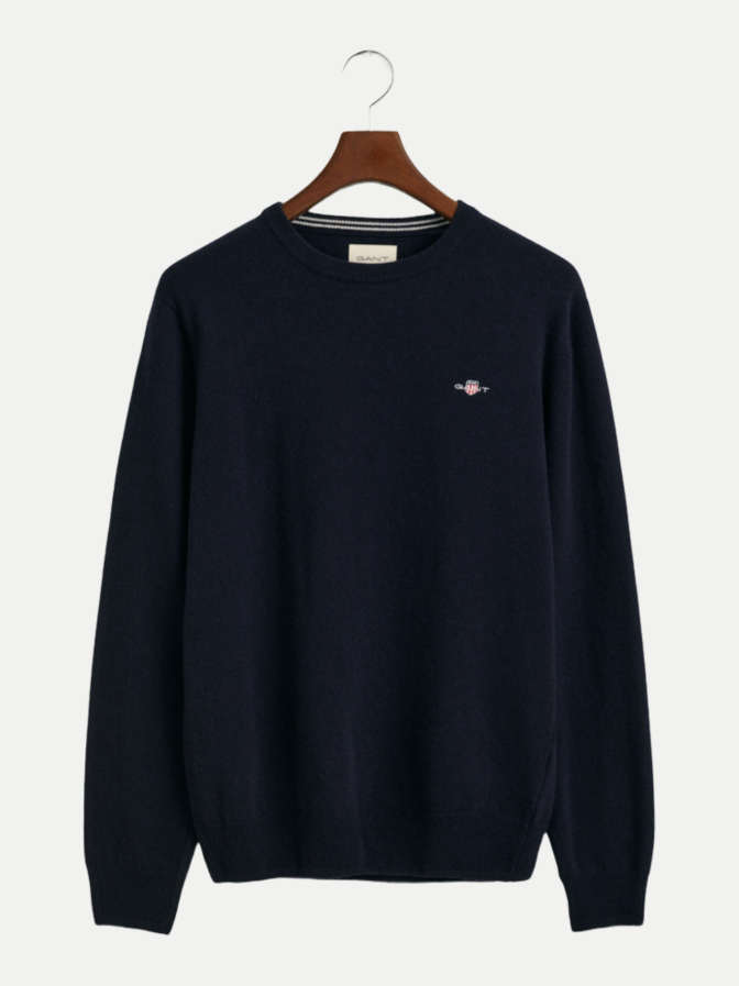 Gant Superfine Rundhalspullover bei Robert Ley