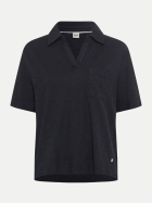Brax Poloshirt STYLE.CLIA.S 22-CLEAN BLUE BLACK bei Robert Ley