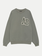 ANINE BING Oversized Pullover MILES LETTERMANN wgr11 desert sa-wgr11 desert sage bei Robert Ley