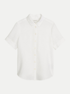 Marc O'Polo Kurzarm Bluse 0163-White bei Robert Ley