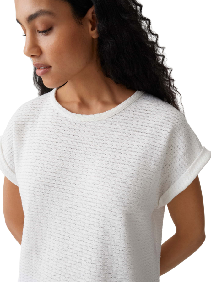 Opus Jerseyshirt Sishell in Wabenstrickmuster bei Robert Ley