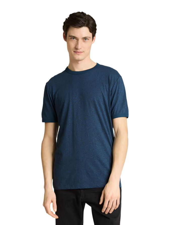 Tom Tailor Denim T-Shirt in Melange-Optik bei Robert Ley