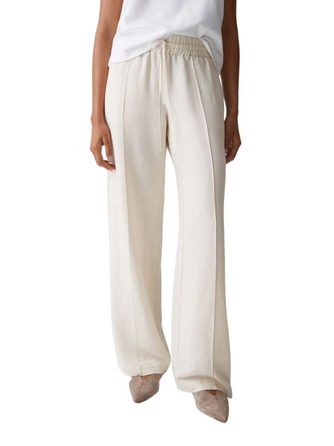 Opus Pants Wide Leg Hose Malotta natural bei Robert Ley