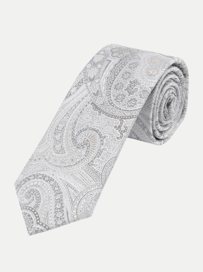 Prince Bowtie Krawatte mit Paisley-Muster 7cm bei Robert Ley