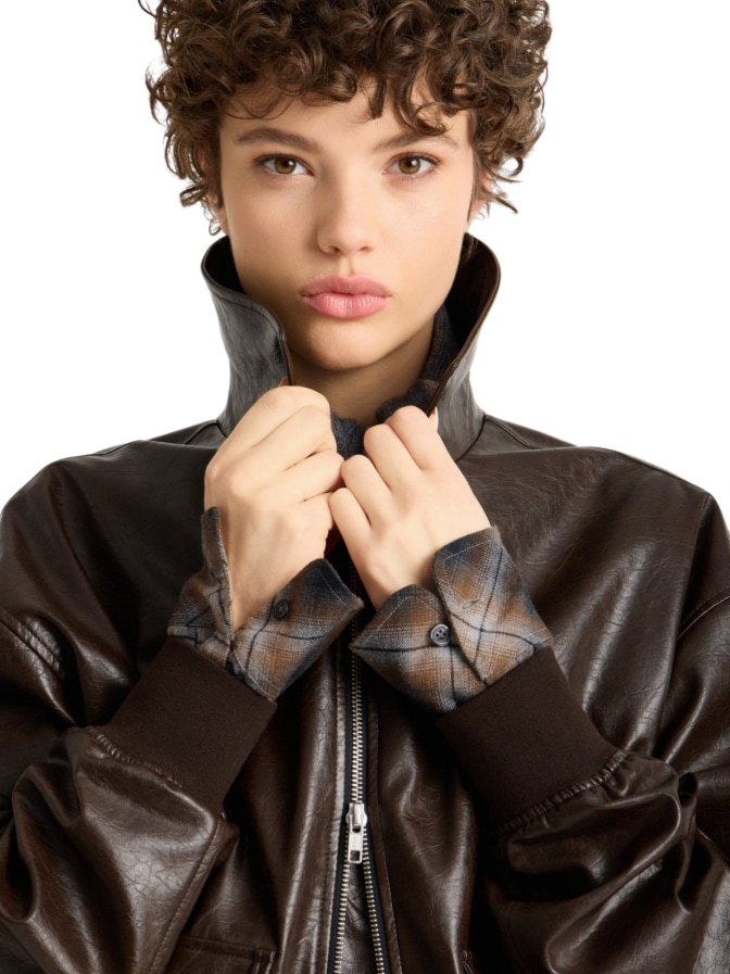 SoSue Oversized Lederjacke bei Robert Ley
