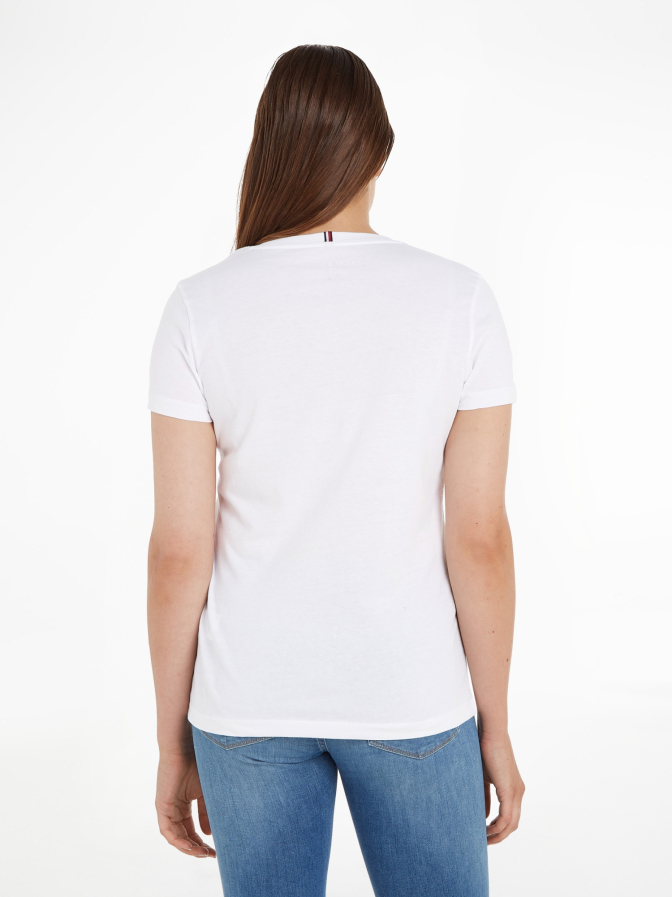 Tommy Hilfiger T-Shirt mit V-Ausschnitt bei Robert Ley