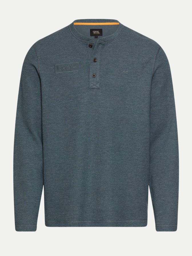 camel active Henley-Langarmshirt bei Robert Ley
