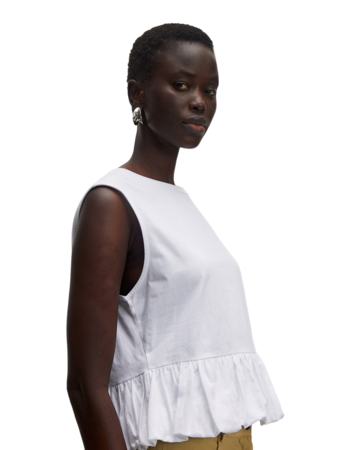 EDITED T-Shirt mit  Volant am Saum bei Robert Ley