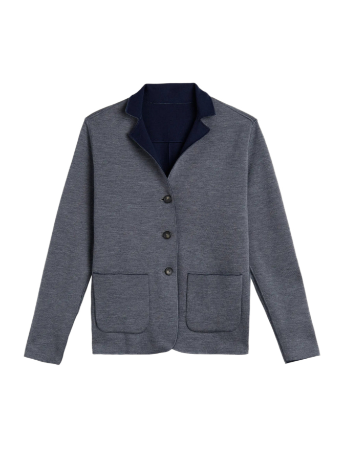 3RD MAY Wendbarer Strick-Blazer bei Robert Ley