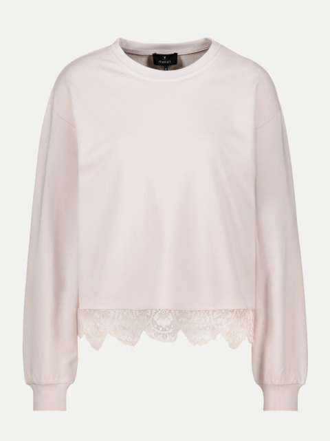Monari Sweatshirt mit Spitze bei Robert Ley