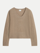 Closed Strickpullover mit Rundhalsauschnitt 939-Hazel beige bei Robert Ley