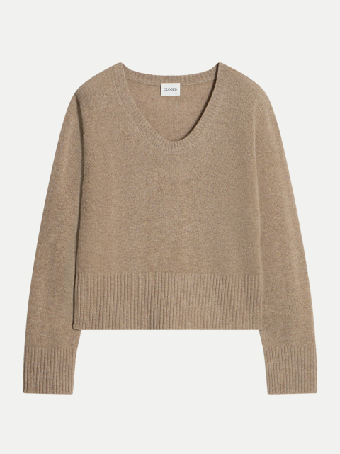 Closed Strickpullover mit Rundhalsauschnitt bei Robert Ley