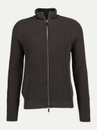 Iris von Arnim Strickjacke Cambridge aus Kaschmir 2895s-espresso sw bei Robert Ley