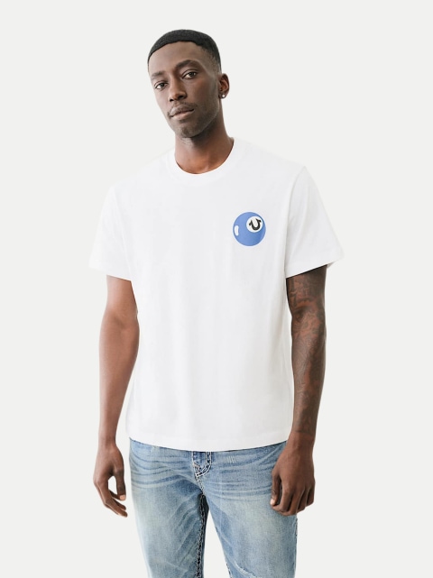 True Religion T-Shirt mit Billard-Print bei Robert Ley