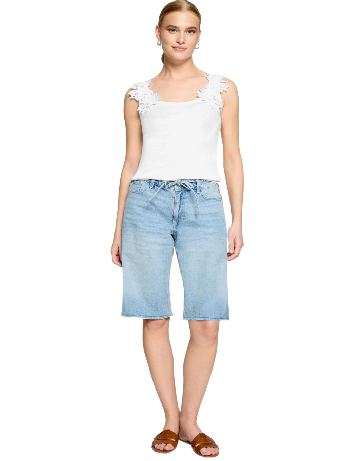 Zero Top mit floraler Spitze bei Robert Ley